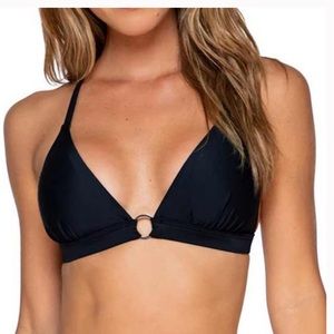 NWT Swim Systems Onyx Sirena Tri Bikini Top 36DD